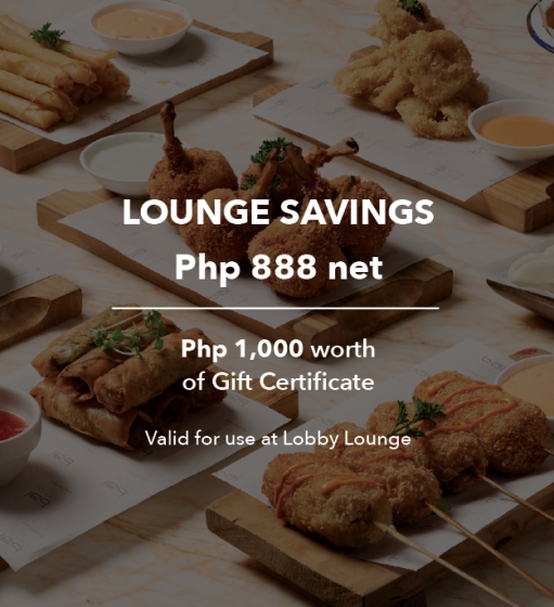 Lounge Savings - Php 1,000 worth of Gift Certificate
