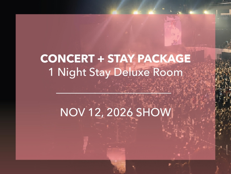 1N Deluxe Room Concert + Stay: NOV 12 SHOW